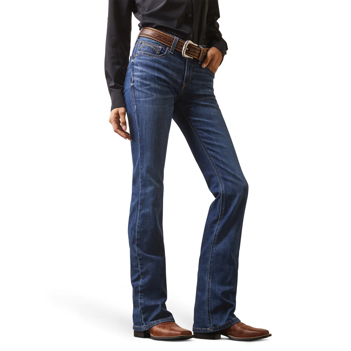 Ariat Ladies Real Perfect Rise Boot Cut Leila Jean - 10043146