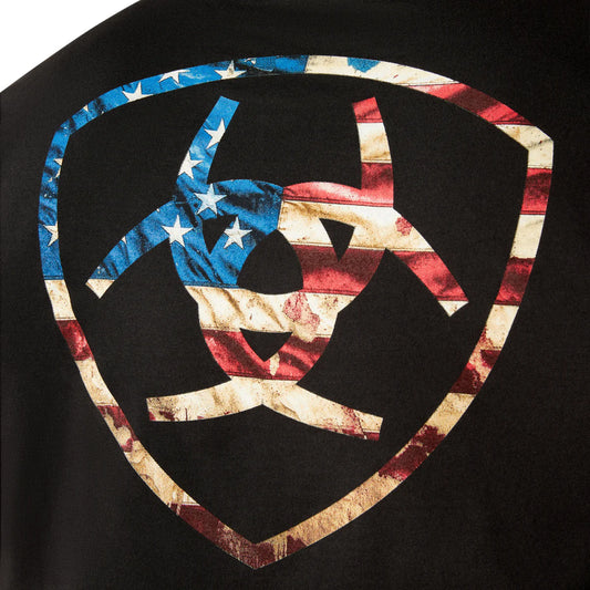 Ariat Mens Rugged American Shield S/S Tee - 10053993