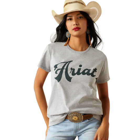 Ariat Ladies Old School Script S/S Tee - 10055165