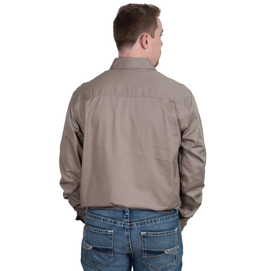 Just Country Mens 1/2 Button L/S Shirt - 10101BWN