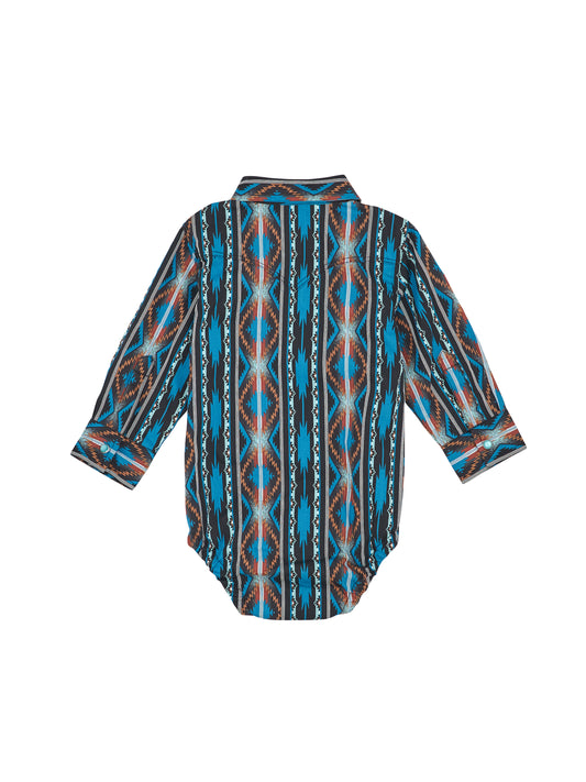 Wrangler USA Baby Boy Western L/S Romper - 112367737