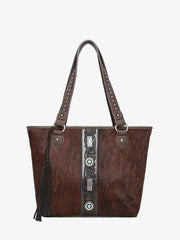 Trinity Ranch Hair-On Cowhide Carry Tote - TR133G8317CF