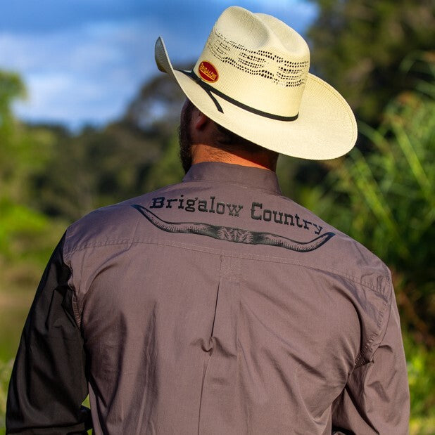 Brigalow Mens / Ladies Bronco Off White Hat - 125
