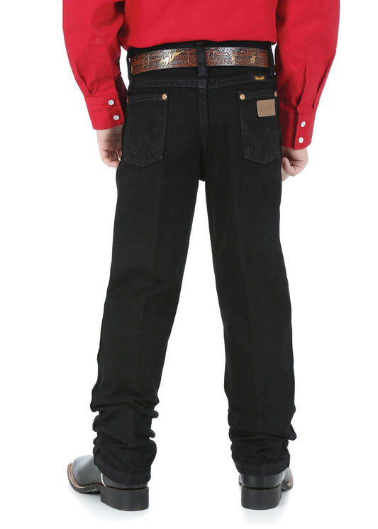 Wrangler Junior Boys Original Cowboy Cut Jean - Overdyed Black