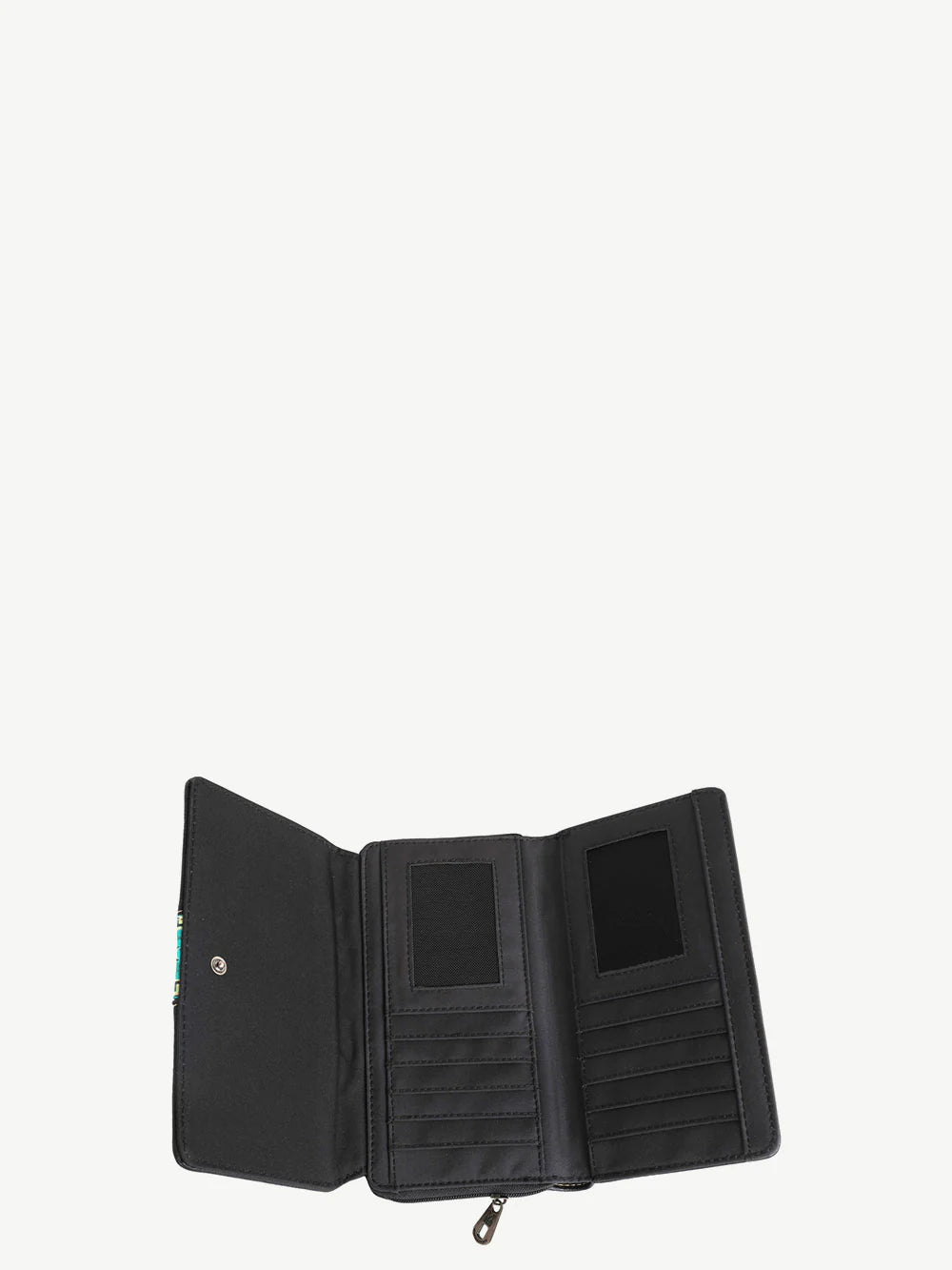Montana West Aztec Embossed Collection Wallet - Black - MW1153W0110BK