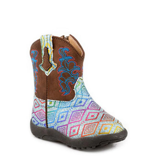 Just Country Roper Cowbaby Glitter Maya Boot - 16901616