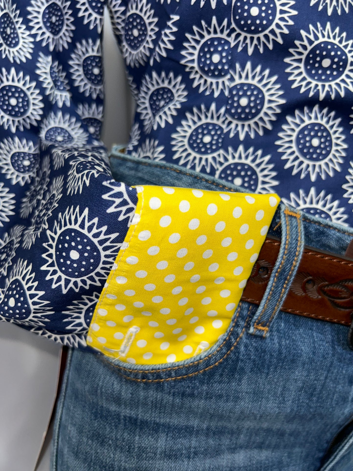 Netties Ladies Yellow Arleth Fitted L/S Shirt