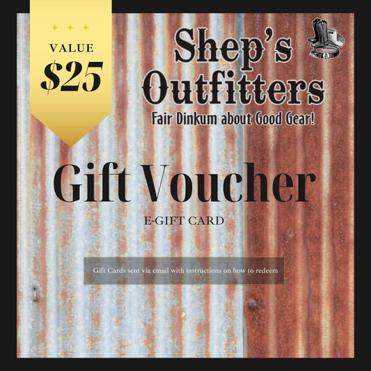 Sheps Outfitters Gift Voucher