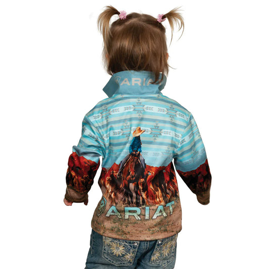 Ariat Kids Fishing Shirt - Little Cowgirls - 3007CLSP