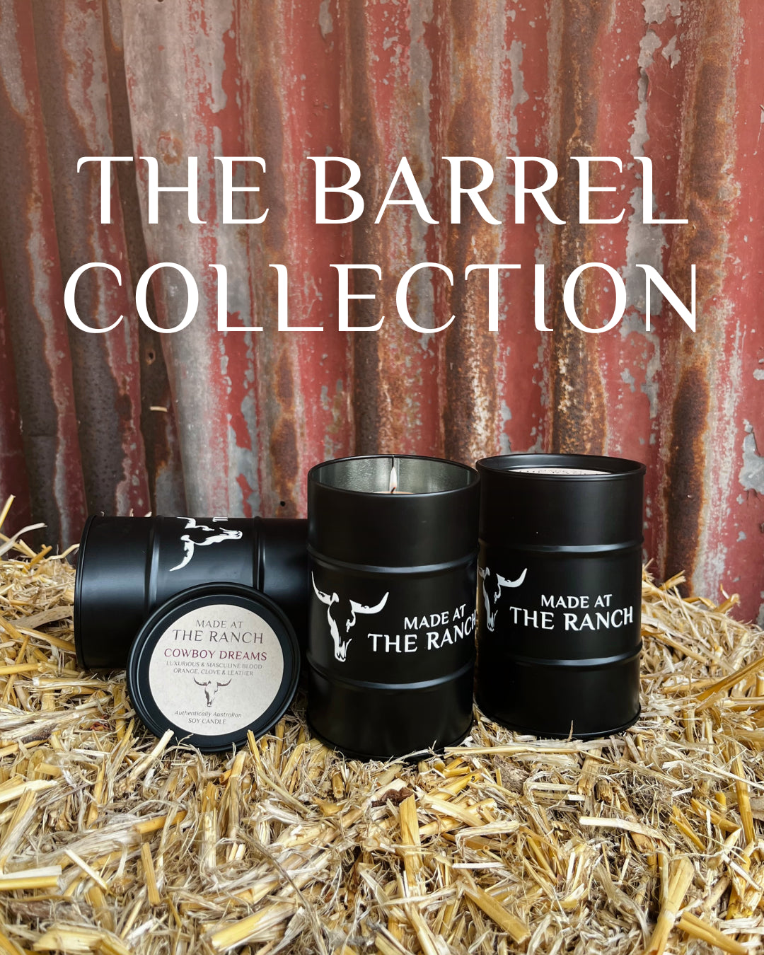 Made At The Ranch Barrell Candle