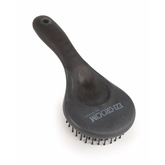 Shires EZI-GROOM Grip Mane & Tail Brush Black - SEEG1366BK