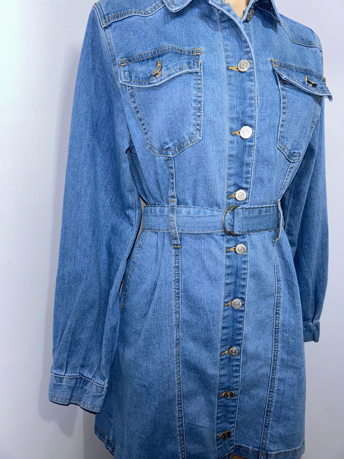 Spicy Sugar Ladies Denim Dress - LA1037SS