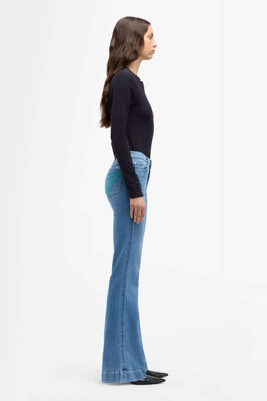 7 for all mankind Ladies DOJO Jean - Iceflow - 7U307C12-1ZH