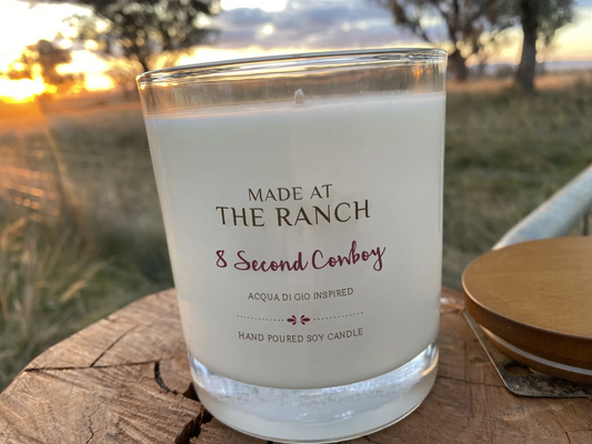 Made At The Ranch Soy Candle Medium - 8 Second Cowboy