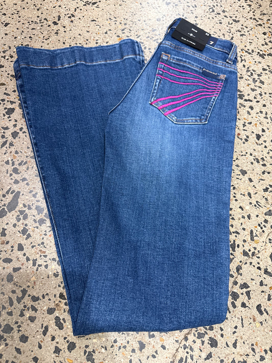 7 for all mankind Ladies DOJO Tailorless Jean - Moonwater