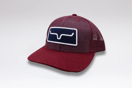 Kimes Ranch All Mesh Trucker Cap - Burgandy