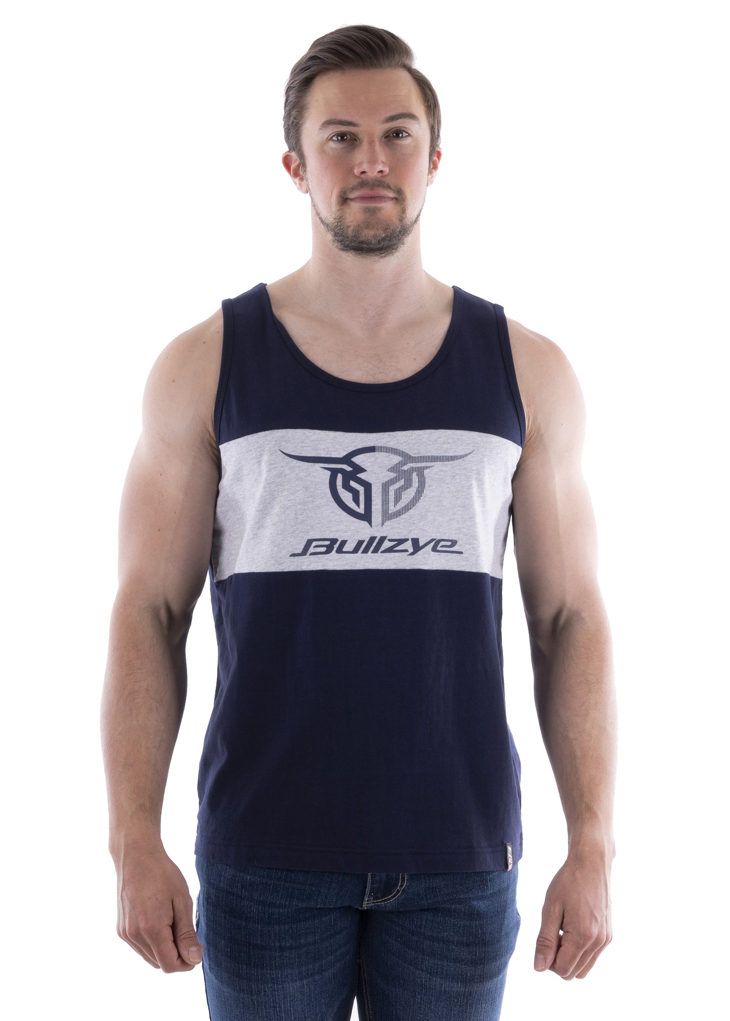 Bullzye Mens Splice Singlet - B2S1501188 - On Sale