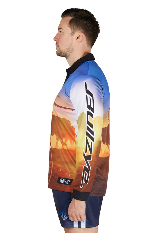 Bullzye Mens Outback Long Sleeve Tee - B5S1569492