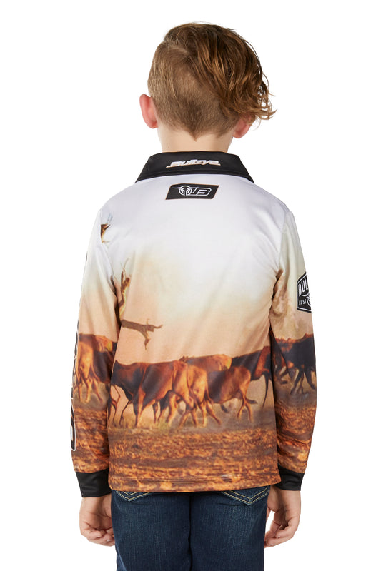 Bullzye Boys Helicopter Long Sleeve Tee - B6W3569516