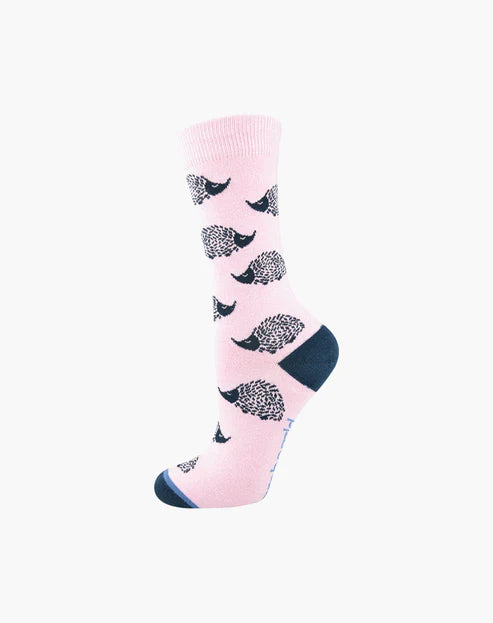 Bamboozld Ladies Hedgehog Bamboo Sock - Pink