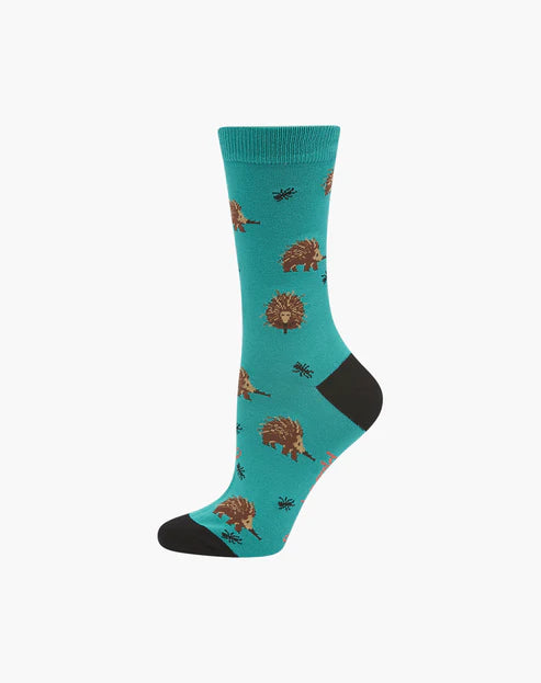 Bamboozld Ladies Anteater Bamboo Sock - Green