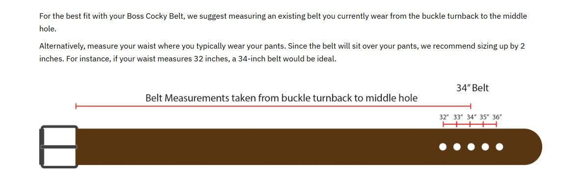 Boss Cocky Muster Belt - BL63DB