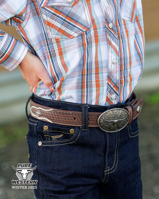 Pure Western Kids Belt - P5W7924BLT