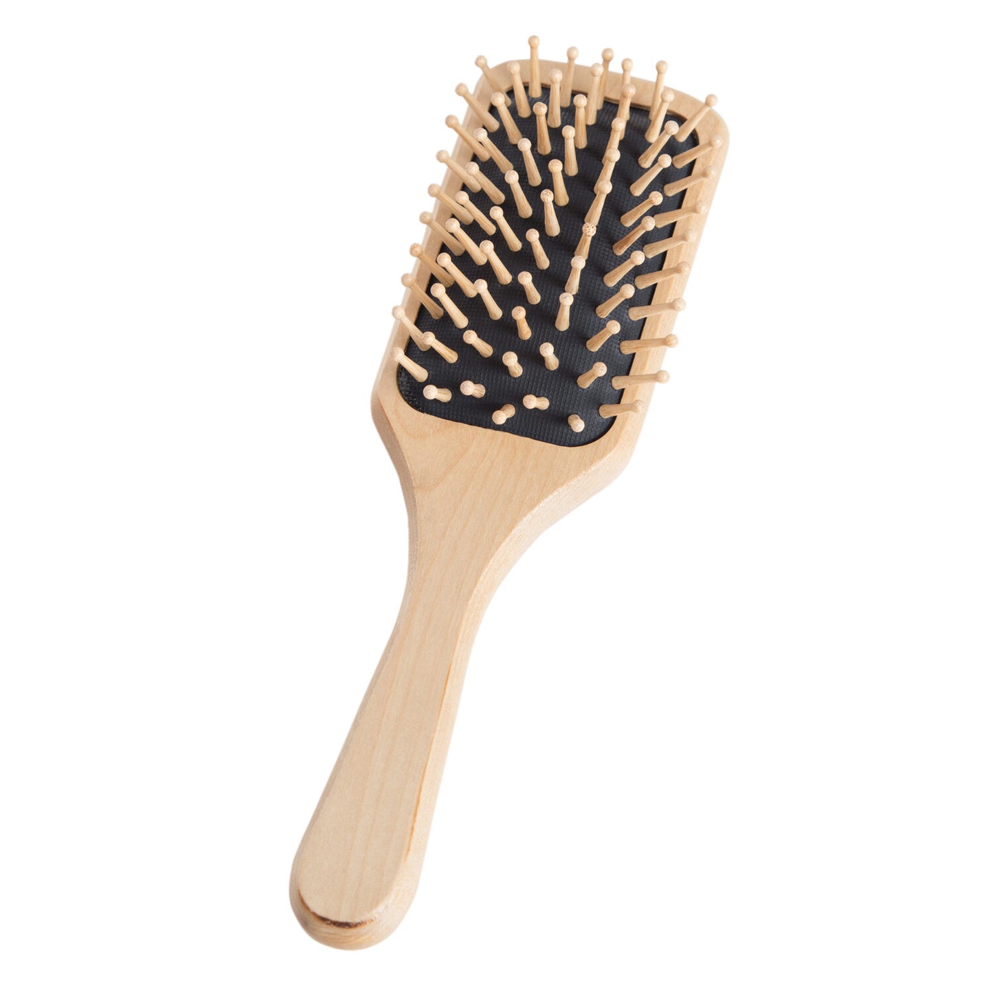 The Design Edge Tooling Leather Hairbrush - Tan Leather - CA14