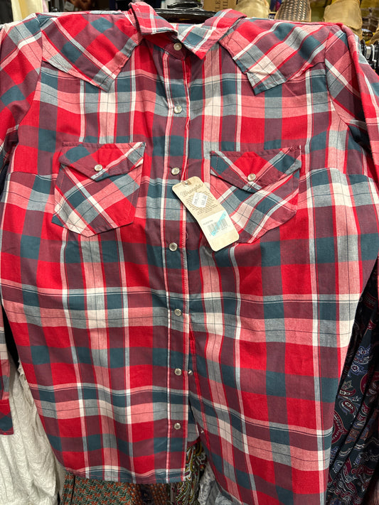 Wrangler USA Ladies L/S Shirt - 10LW001RA - On Sale