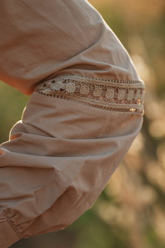 Lime & Soda Emily L/S Shirt - Brown