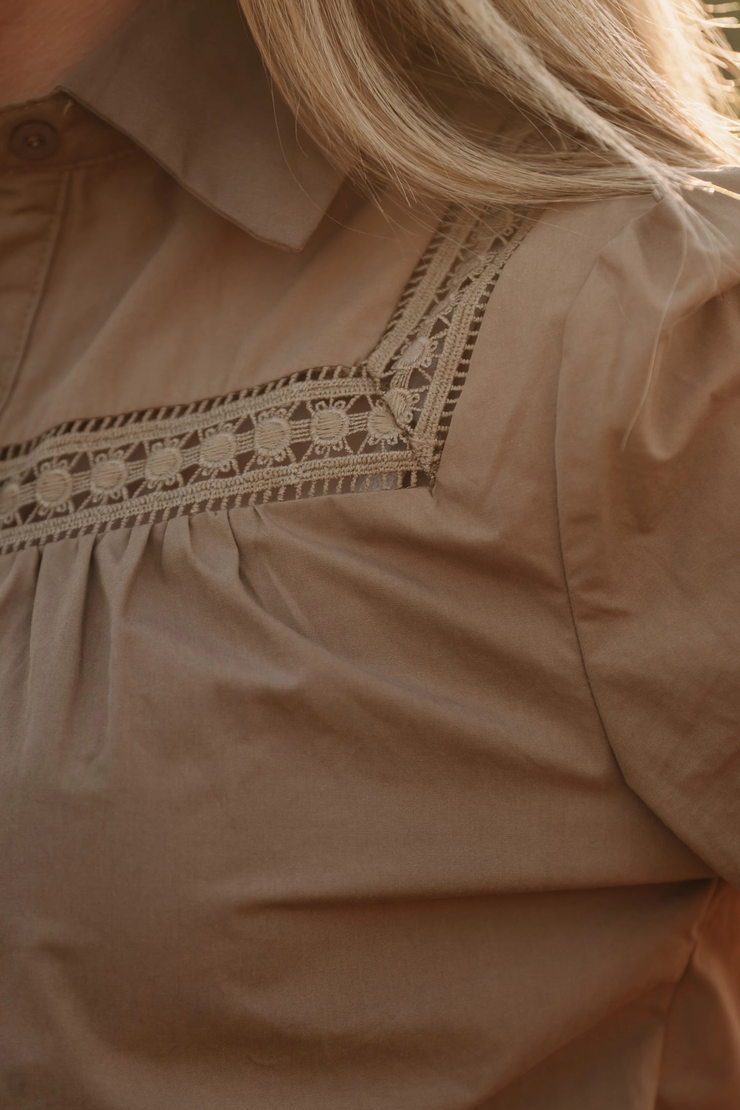 Lime & Soda Emily L/S Shirt - Brown