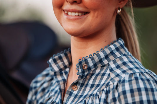 Lime & Soda Callie Top - Plaid