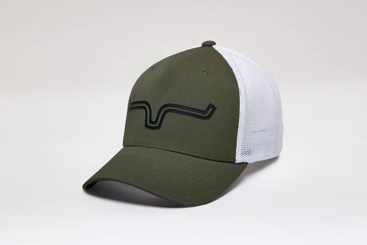 Kimes Ranch 110 Double Trac Trucker Hat - Sage