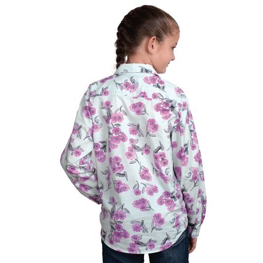 Just Country Girls Harper Half Button L/S Shirt - GWLS2509