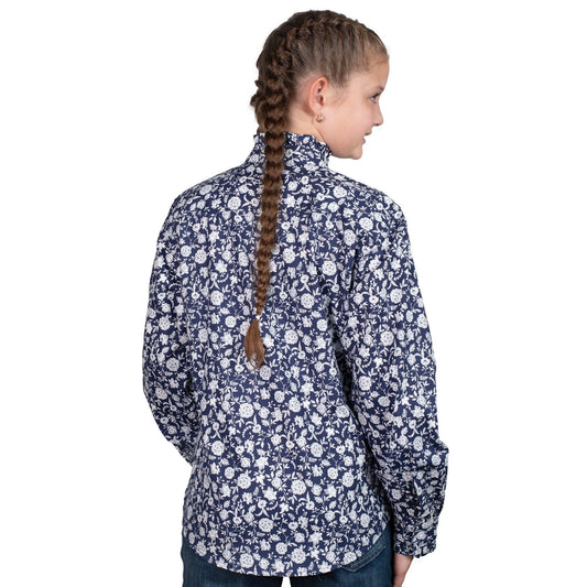 Just Country Girls Gracie Frills Full Button L/S Shirt - GWLS2560