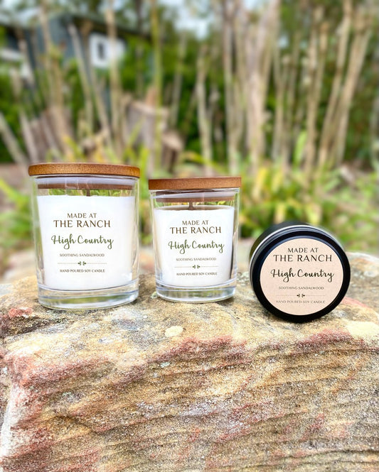 Made At The Ranch Soy Candle Medium with Box - High Country
