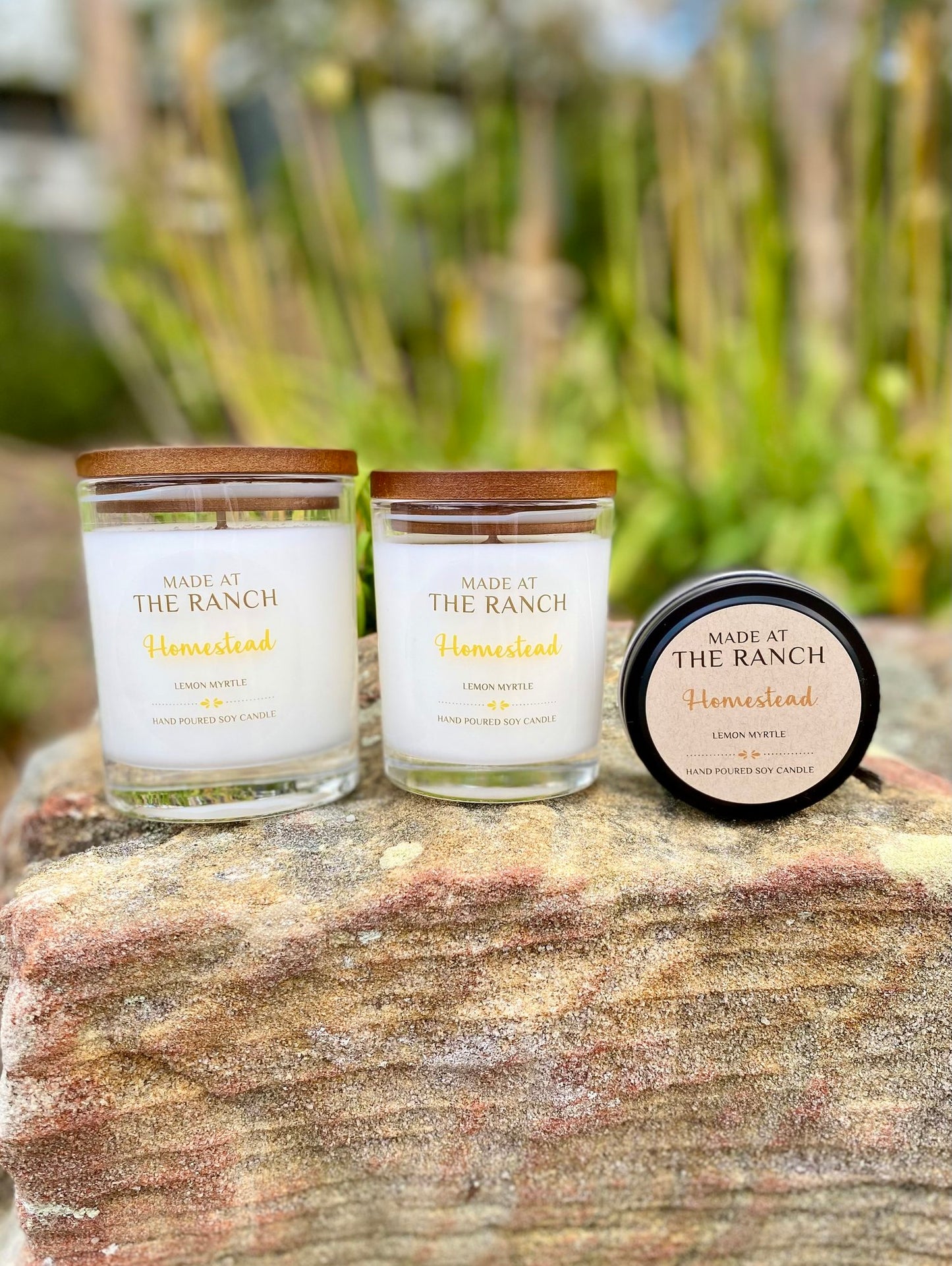 Made At The Ranch Soy Candle Black Scent Sampler - Homestead