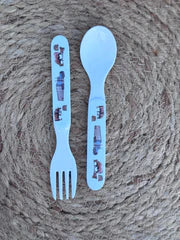 Little Windmill Ranch Life 5 Piece Melamine Dinner Set