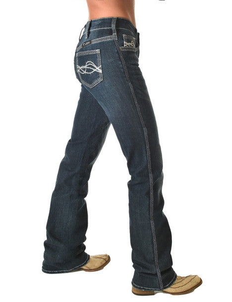 Cowgirl Tuff Ladies Jeans - Mid Rise - Another Level