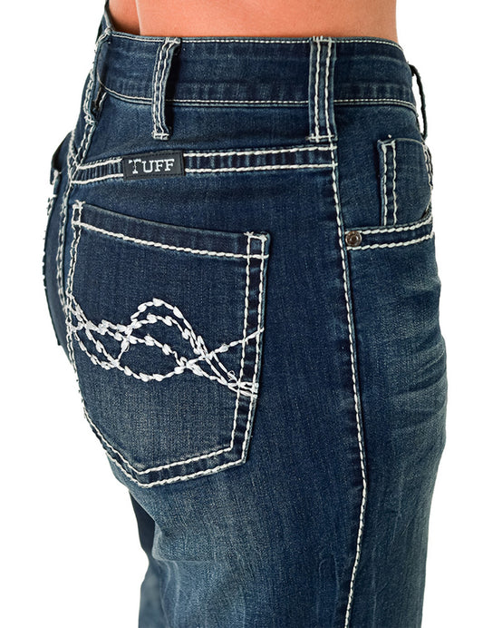 Cowgirl Tuff Edgy Wide Leg Ladies Jean