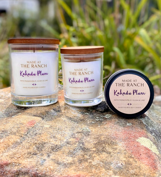 Made At The Ranch Soy Candle Black Scent Sampler - Kakadu Plum