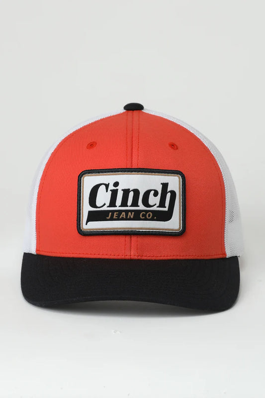 Cinch Mens Red Trucker Cap - MCC0660656