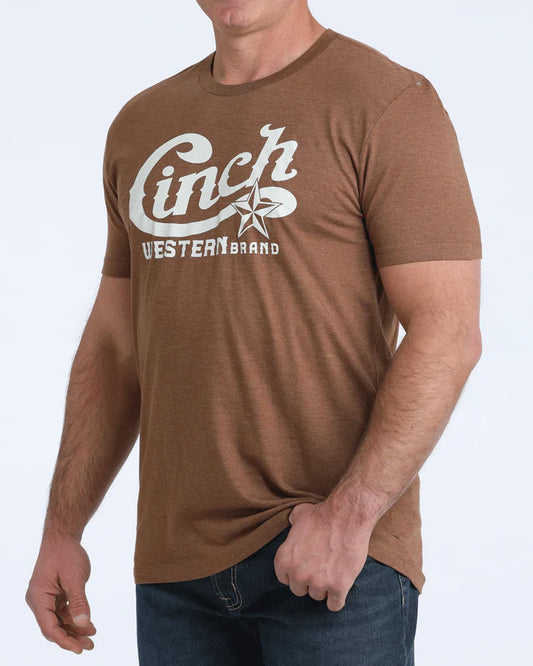 Cinch Mens Graphic Tee Shirt - MTT1690706 - Brown