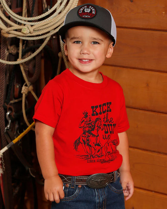 Cinch Boys Toddler Red Tee Shirt - MTT7671102