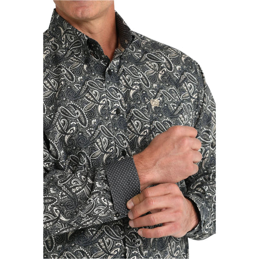 Cinch Mens Classic Paisley Print L/S Shirt - MTW1105791