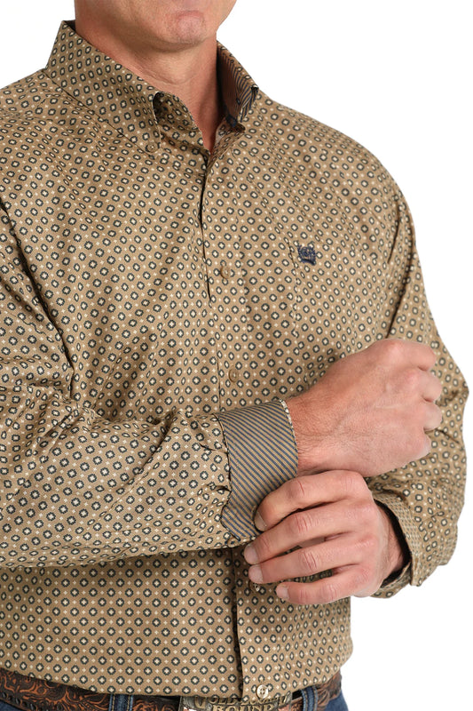 Cinch Mens Geometric Print Shirt - MTW1105810