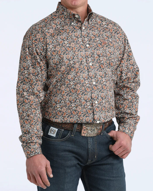Cinch Mens Stretch Classic Fit L/S Shirt - MTW1106030