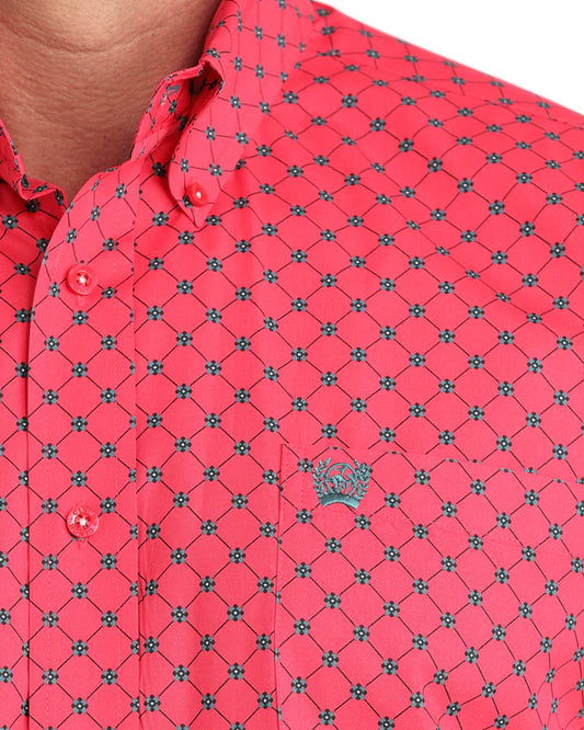 Cinch Mens Classic Fit Button Down L/S Shirt - MTW1106046