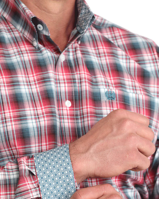 Cinch Mens Classic Fit Button Down L/S Shirt - MTW1106047