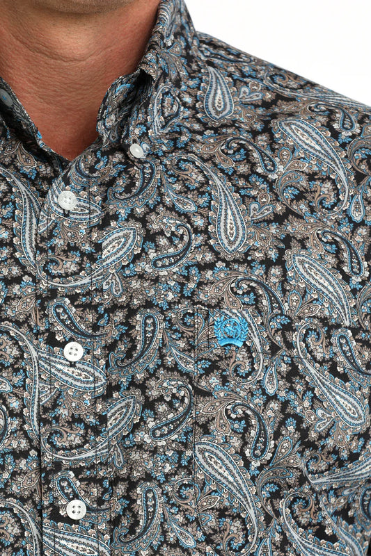 Cinch Mens Classic Fit Button Down S/S Shirt - MTW1111522